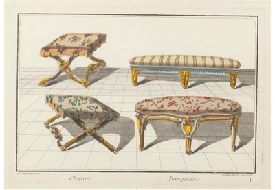 Ployans, bänkar. Ny historisk ikonologi eller attribut hierogliphyques, c.1768. av Jean Charles Delafosse