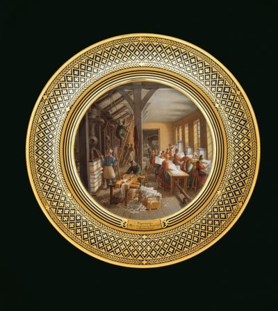 Pappersvaror, ca 1820-35 (porslin) av Jean Charles Develly