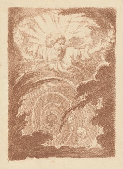 Gud Fadern skapar himlen av Jean Charles François