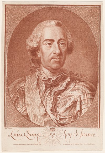 Louis Quinze, kung av Frankrike (Louis XV) av Jean Charles François