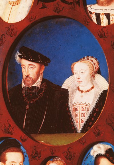 Porträtt av Henrik II av Frankrike (Saint-Germain-en-Laye av Jean Clouet