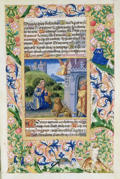 Ms Lat. Q.v.I.126 Antonius den store och Eremiten Paul, från Louis d