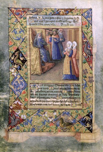 Ms Lat. Q.v.I.126 f.36v Salomos visdom, från 