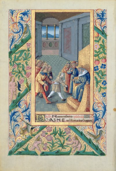 Lat. Q.v.I.126 f.53v David skickas till Saul, från Louis d