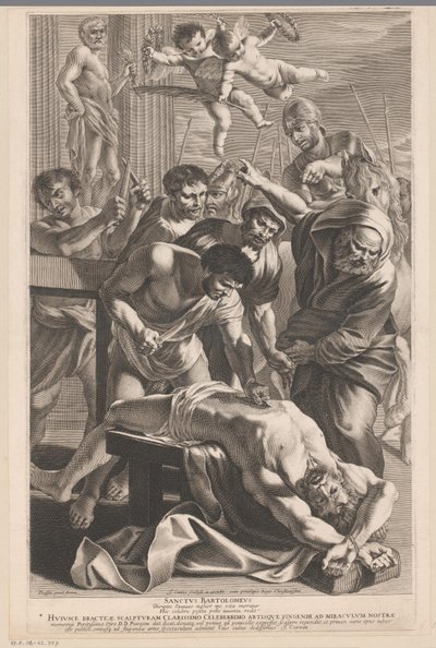 Saint Bartholomews martyrskap av Jean Couvay
