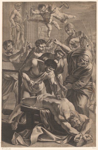 Saint Bartholomews martyrskap av Jean Couvay