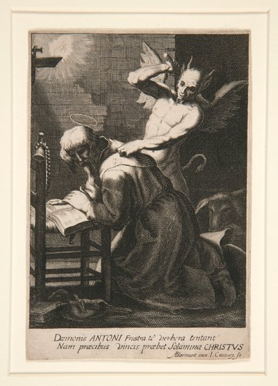Sankt Antonius och en demon av Jean Couvay