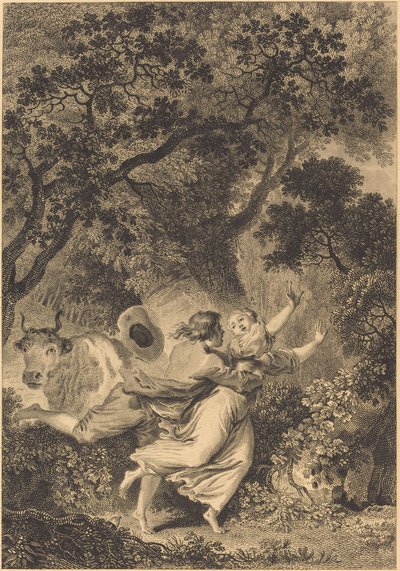 Klockan av Jean Dambrun after Jean Honoré Fragonard