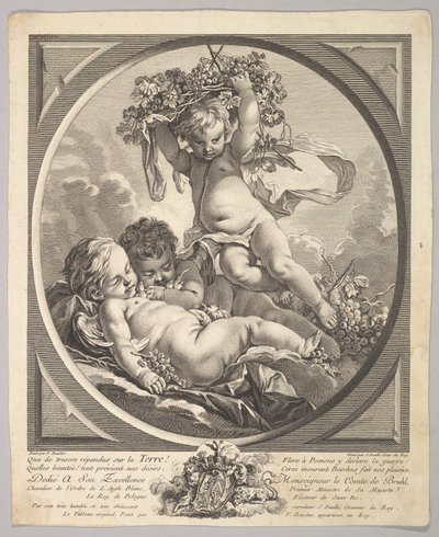 Jorden, ca. 1748. av Jean Daullé