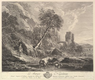 Napolitansk herde, 1758. av Jean Daullé