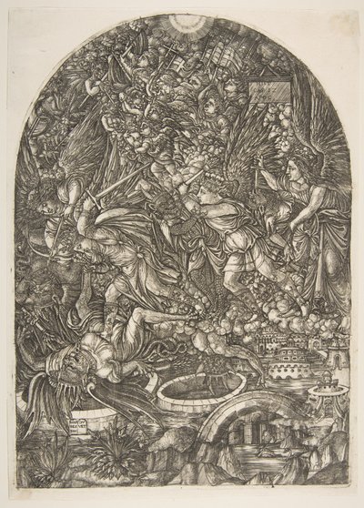 Saint Michael and the Dragon, från Apocalypse.n.d. av Jean Duvet