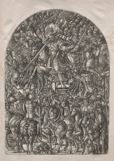 Apokalypsen: Kristus uppsatt på en vit häst, 1546-1556. av Jean Duvet