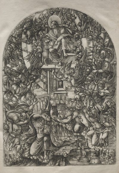 Apokalypsen: Johannes kallad till himlen, 1546-1556. av Jean Duvet