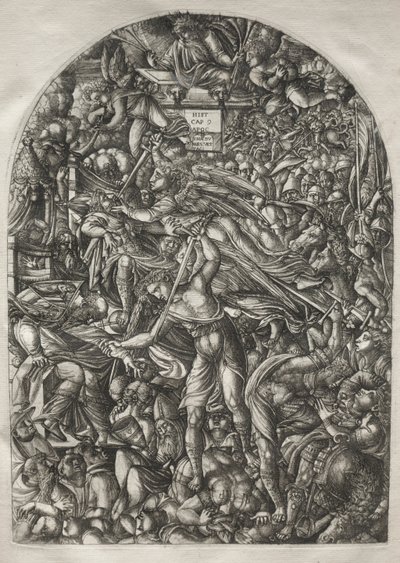 The Apocalypse: The Angel Sounding the Sixth Trumpet, 1546-1556. av Jean Duvet