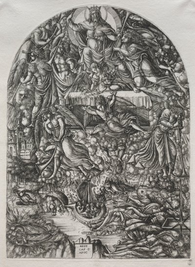 Apokalypsen: Öppnandet av det sjunde inseglet, 1561. av Jean Duvet