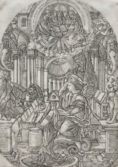 Apokalypsen: Uppenbarelsen av Johannes evangelisten. av Jean Duvet