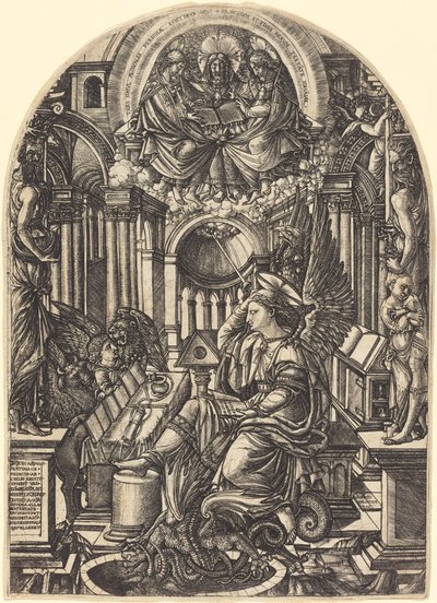 Johannes evangelistens uppenbarelse av Jean Duvet