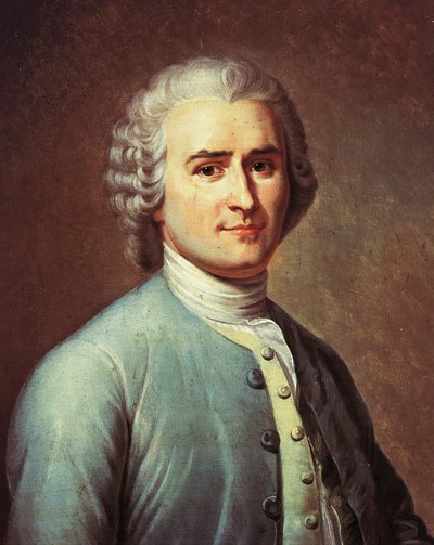 Porträtt av Jean-Jacques Rousseau (målning) av Jean Edouard Lacretelle