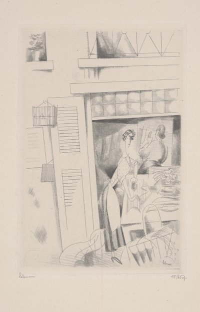 Tvätterskan av Jean Emile Laboureur