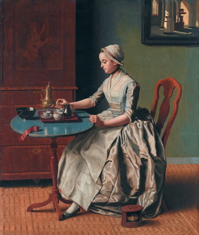 En holländsk flicka vid frukosten av Jean-Étienne Liotard