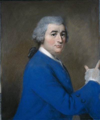 David Garrick, i hög överrock (pastell på papper) av Jean Étienne Liotard