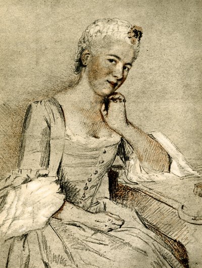 Jeanne Natoire av Jean Étienne Liotard