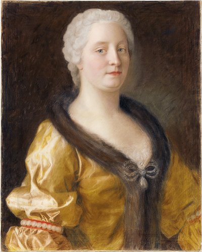 Porträtt av kejsarinnan Maria Theresia av Österrike av Jean Étienne Liotard