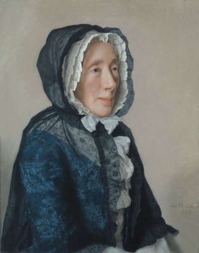 Porträtt av Madame Tronchin, 1758 av Jean Étienne Liotard