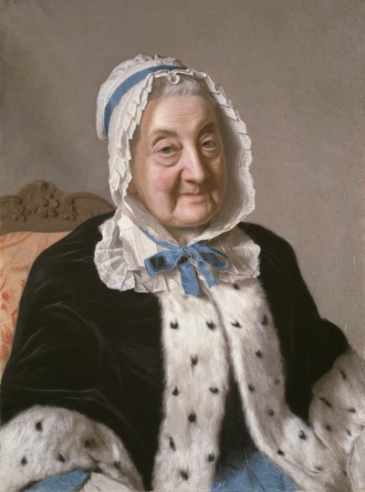 Porträtt av Marthe Marie Tronchin av Jean-Étienne Liotard
