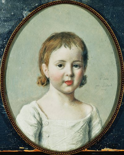 Porträtt av Matthew Robinson Boulton, byst längd 3 år av Jean Étienne Liotard
