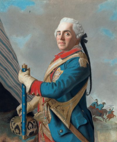 Porträtt av Maurice de Saxe 16961750, marskalk av Frankrike, 1748 av Jean Étienne Liotard