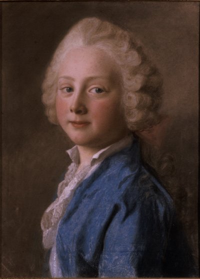 Porträtt av prins Fredrik av Saxe-Gotha-Altenburg, 1746 (pastell) av Jean Étienne Liotard
