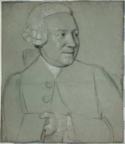 Porträtt av en man som håller en bok, vänd till höger av Jean-Étienne Liotard