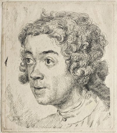 Självporträtt, ca 1731. av Jean Étienne Liotard