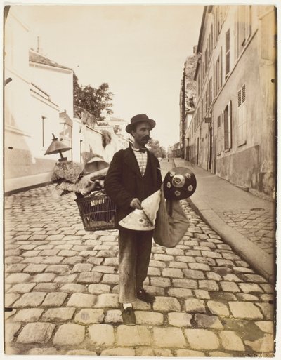 Marchand abat-jours av Jean Eugène Auguste Atget