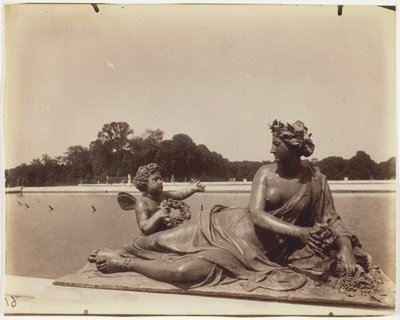 Versailles, hörnet Park av Jean Eugène Auguste Atget