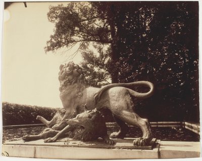 Versailles, Dianas fontän (detalj) av Jean Eugène Auguste Atget