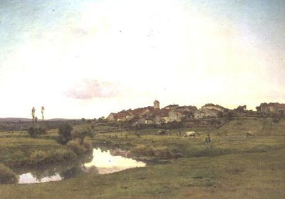 Saone vid Lironcourt, Vosges av Jean F. Monchablon