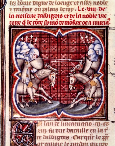 Slaget vid Muret (12 september av Jean Fouquet