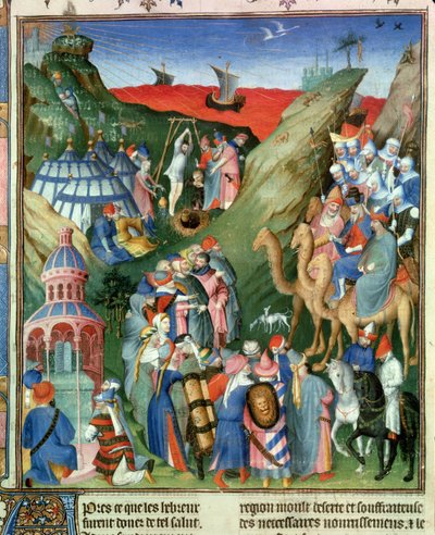 Fr 247 f.49 Tome 1 Hebréer i öknen, illustration från 