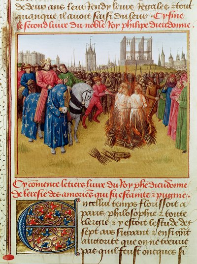 Fr 6465 f.236 Kättarnas bön 1210 (se även 161701) av Jean Fouquet
