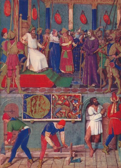 Jesus före Pontius Pilatus, c1455, 1939 av Jean Fouquet
