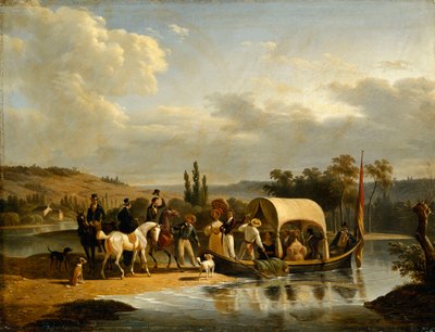 Avgången, 1836 av Jean Francois Demay
