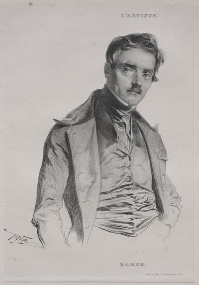 Antoine-Louis Barye. av Jean Francois Gigoux