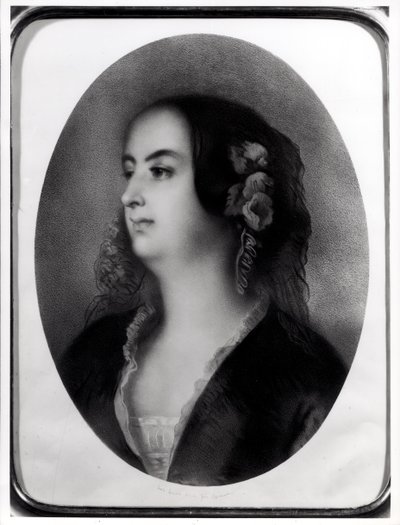 Madame Hanska (1801-82) graverad av Emile Lassalle (1813-71) (litografi) av Jean Francois Gigoux