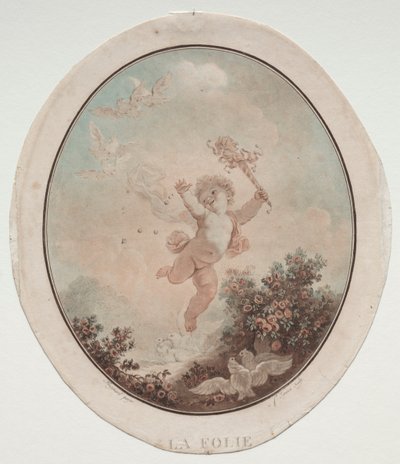 Dårskap, 1777. av Jean Francois Janinet