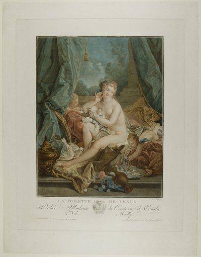 Die Toilette der Venus von Jean-Francois Janinet