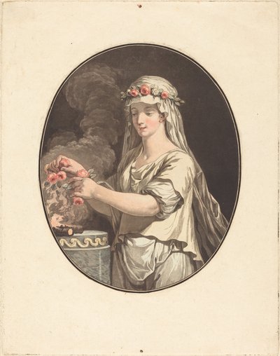 Den unge vestalen. av Jean Francois Janinet