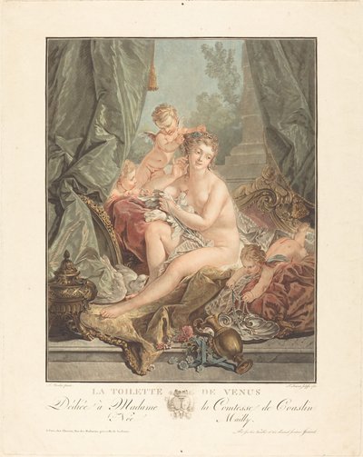 Venus toalett, 1783. av Jean Francois Janinet