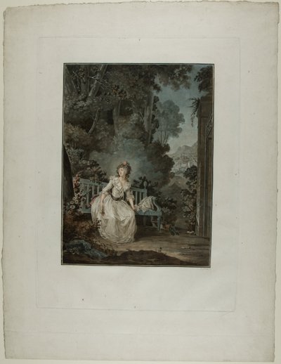 Madame Dugazon i operan "Nina, ou La folle par amour" (Nina, eller kvinnan galen av kärlek) av Jean Francois Janinet
